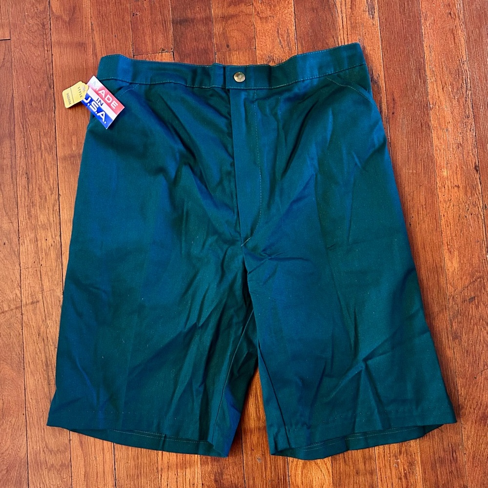 Vintage Port Trevorton ‘70s USA Talon Zipper Flat Front 9in Bermuda Shorts M NWT